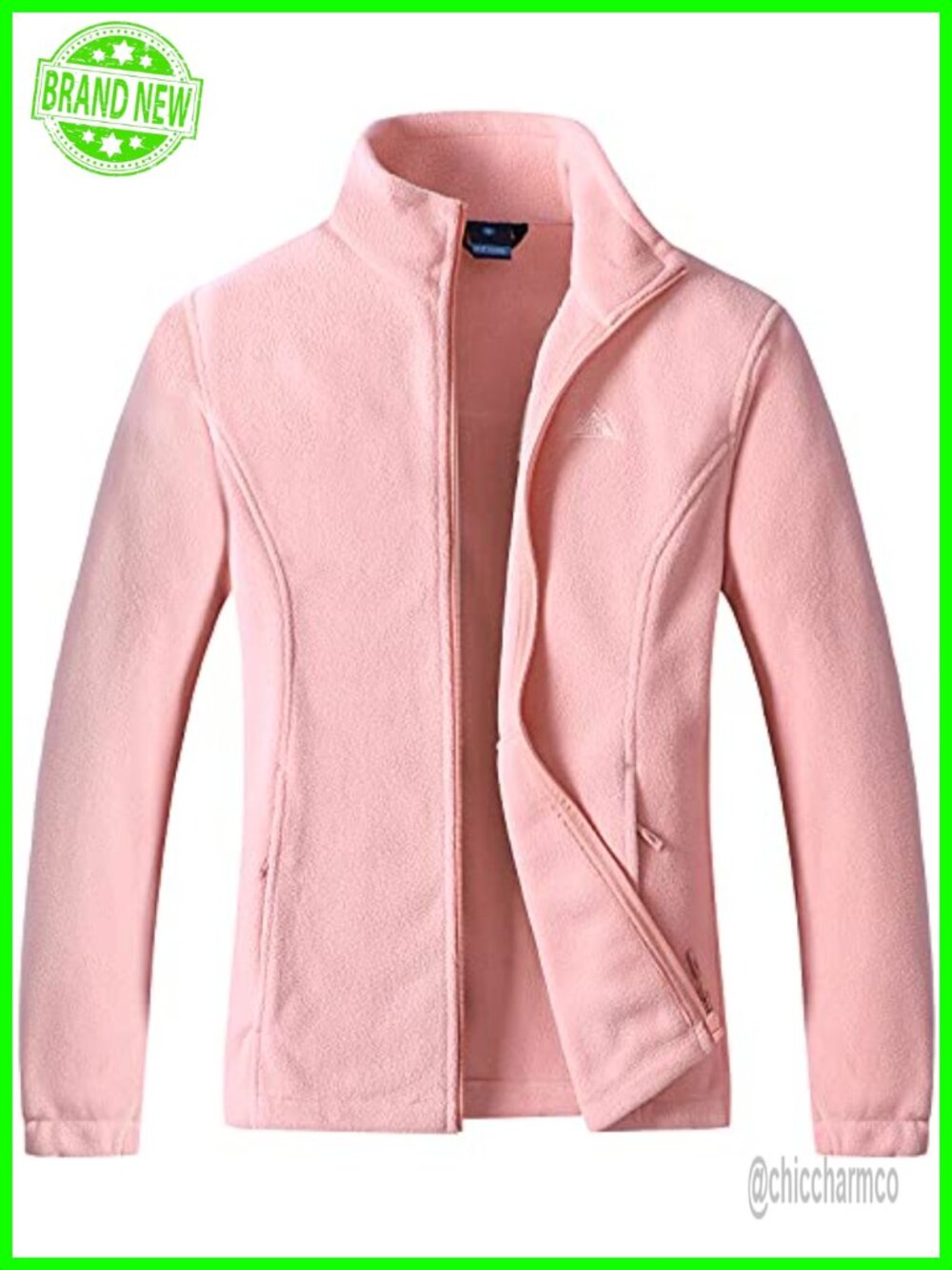 Women's Full Zip Soft Polar Fleece Jacket Outdoor Coat
